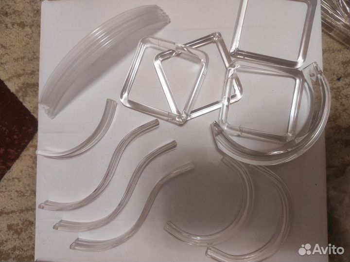 Запчасти капли стекла для люстр