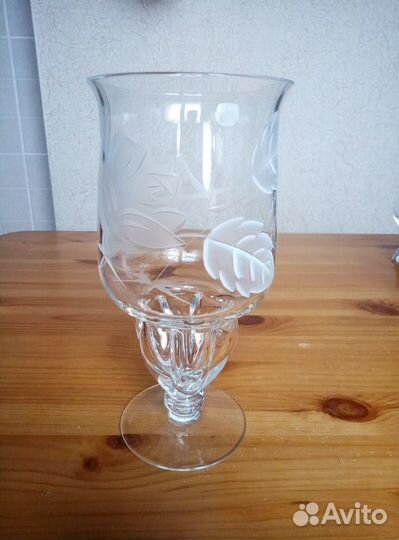 Бокалы,ваза хрусталь(чсср Богемия Чехословакия)