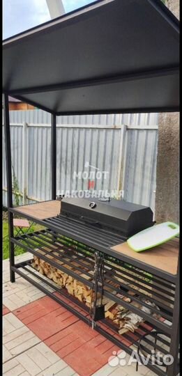 Беседка с мангалом