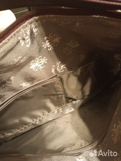 Сумка L-Craft кожзам новая темно-бордовая с котами