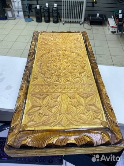 Нарды резные ручной работы ганеша