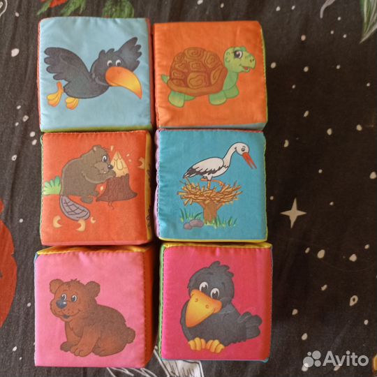 Мягкие кубики