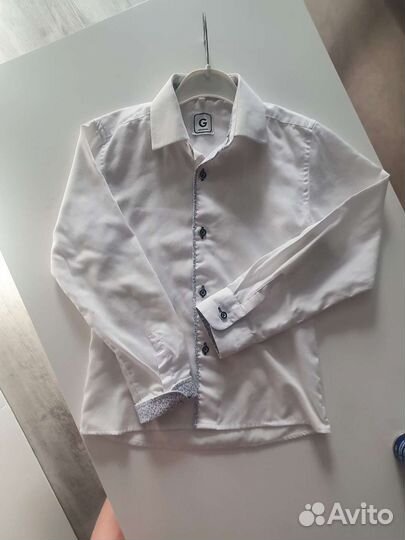 Рубашки для мальчика школьные 128 размер