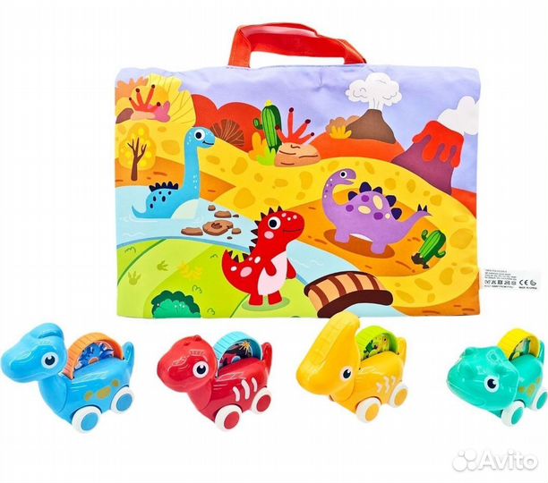 Набор машинок Huanger+коврик