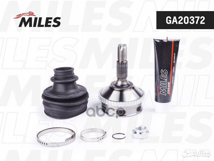 Шрус peugeot 206 1.4-1.9d 98- нар. (abs) Miles 218