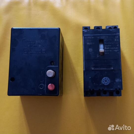 Автоматический выключатель СССР