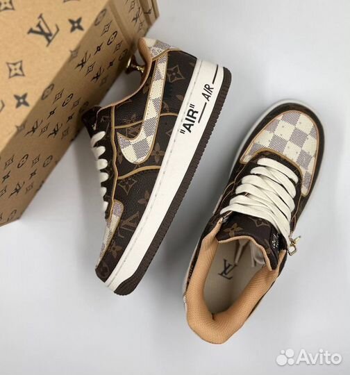 Кроссовки Nike Air Force Louis Vuitton