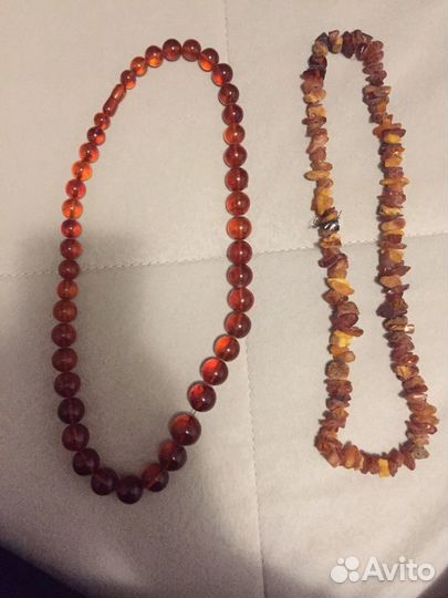 Янтарные бусы СССР