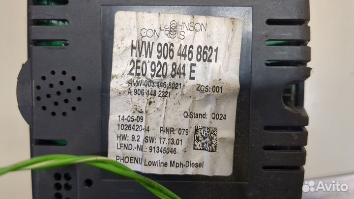 Щиток приборов Volkswagen Crafter, 2009