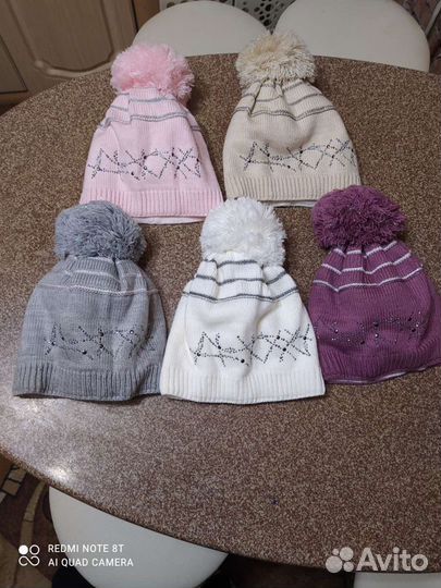 Зимние детские шапки