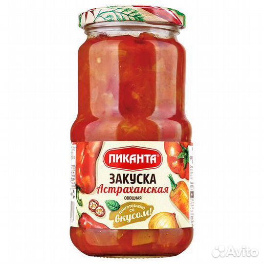 Консерва Закуска Пиканта Астраханская 530г
