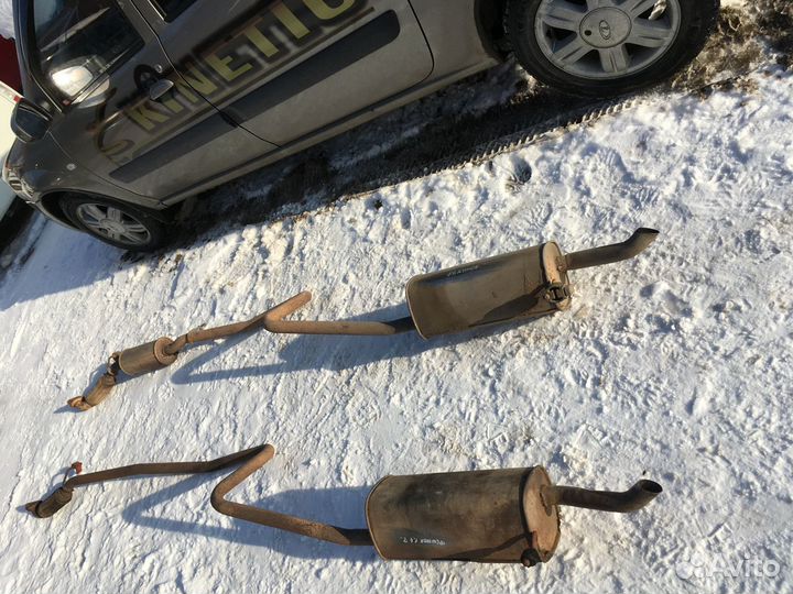 Глушитель Форд Фьюжн 1.4-1.6