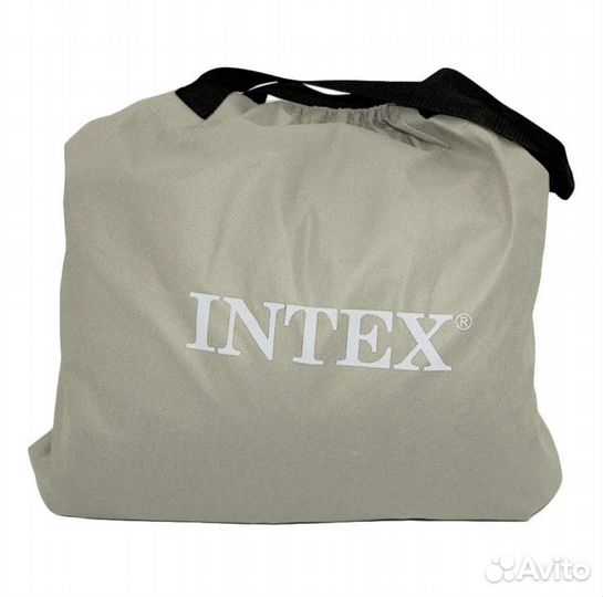 Надувная кровать Intex Deluxe 152x203x42