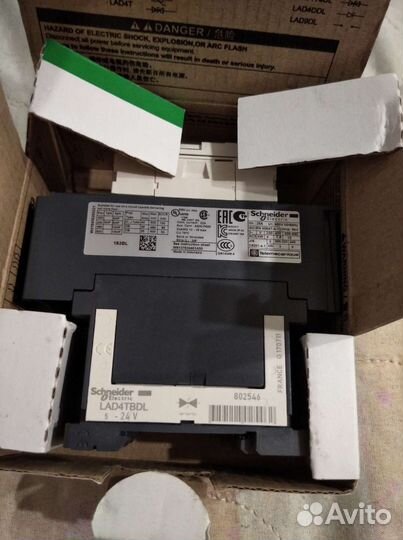 Контактор lc1d183bl Schneider Electric новый