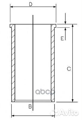Гильза цилиндра 14-021120-00 Goetze