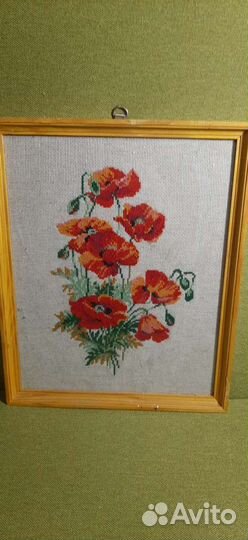 Картина крестиком Маки