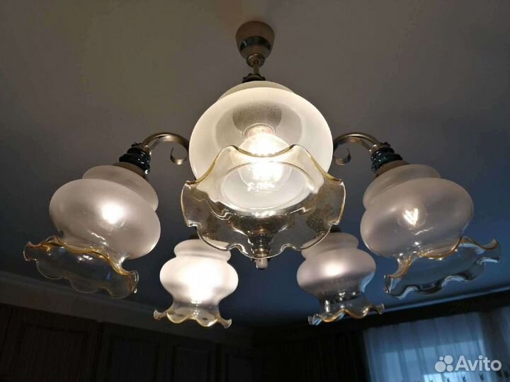 Люстра времен СССР