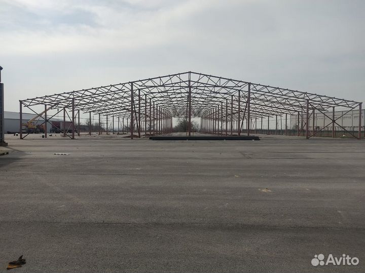 Изготовление металлических ферм Навесы Ангары