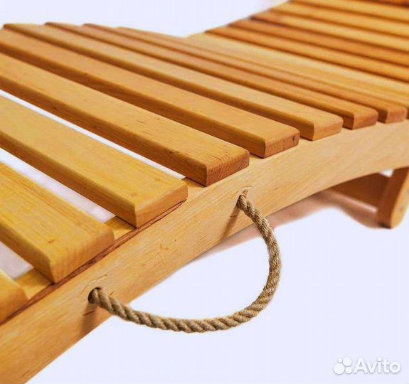 Деревянный лежак