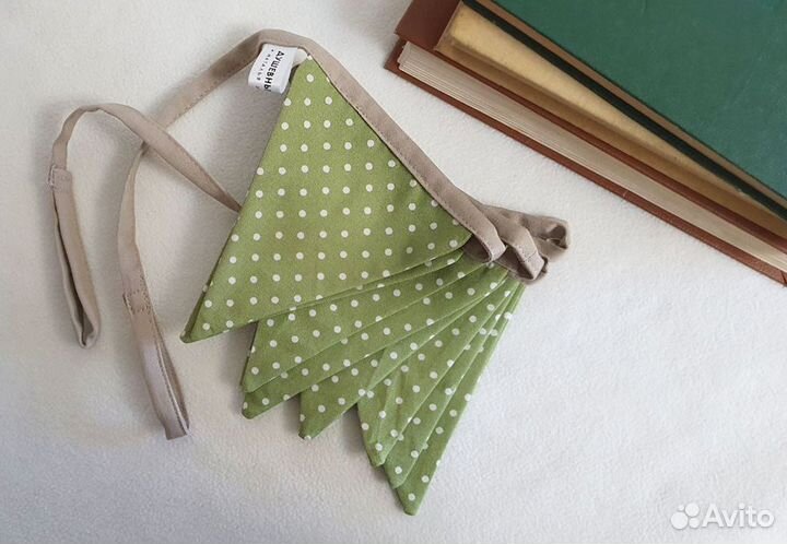 Гирлянды из флажков (хлопок)