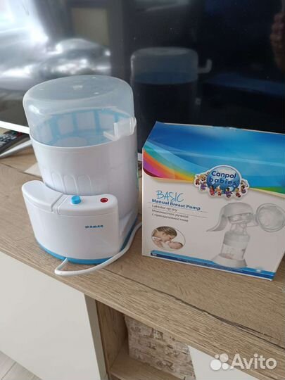 Стерилизатор maman и ручной молокоотсос