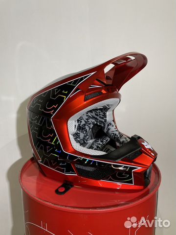 Мотошлем Fox V1 Peril Helmet Flow Red купить в Перми | Авито