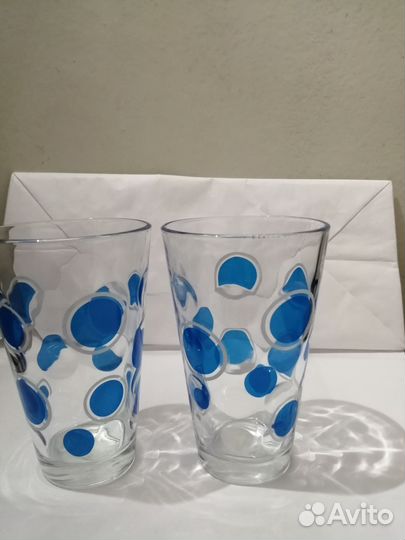 Стаканы из толстого стекла