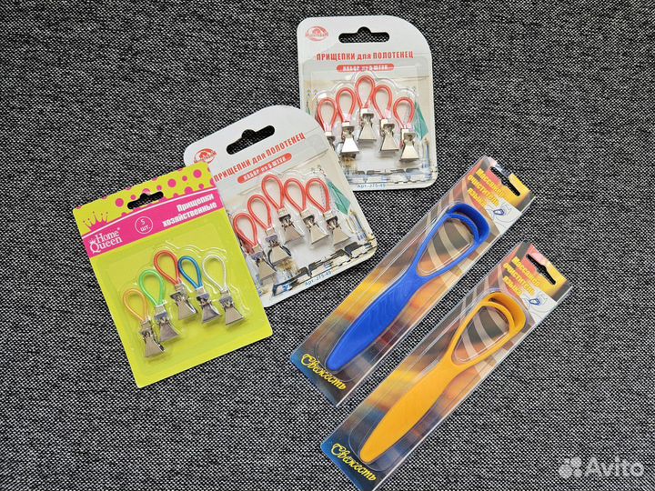 Прищепки д/полотенца Очиститель языка прорезывател