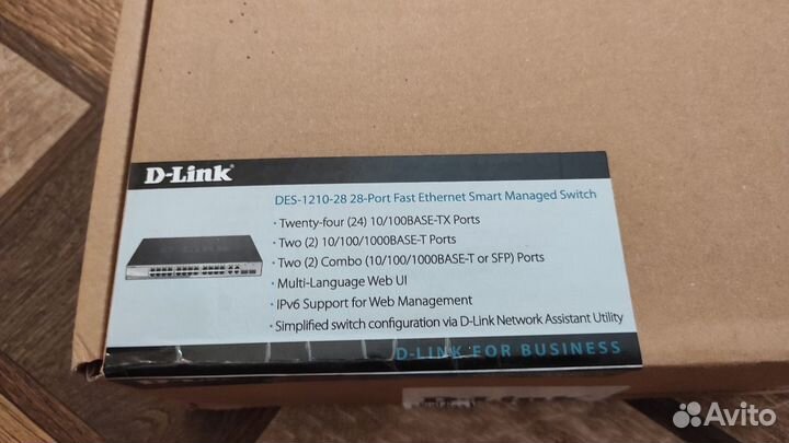 Коммутатор D-Link DES-1210-28/ME/B3B