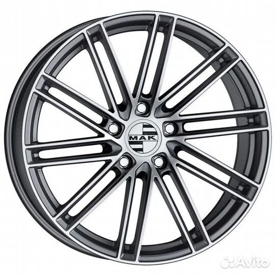 Диски MAK Leipzig-D 11.5x22 5*130 ET69 DIA71.6 Gunmetal Mirror Face Литой