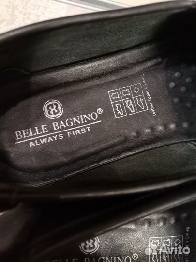 Лоферы мужские кожаные 43