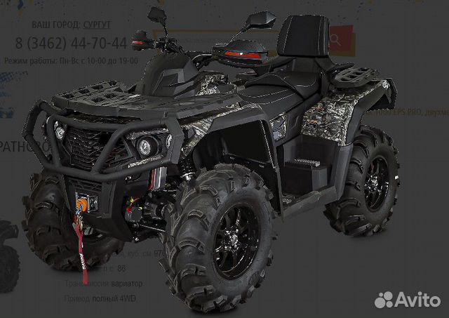 Квадроцикл aodes (BRP) pathcross MAX 1000 EPS PRO