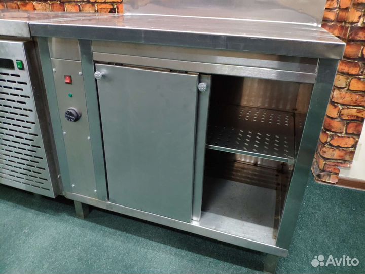 Стол тепловой с дверьми купе