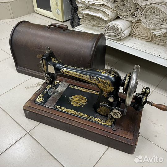 Швейная машинка Singer Старинная Окрас царский