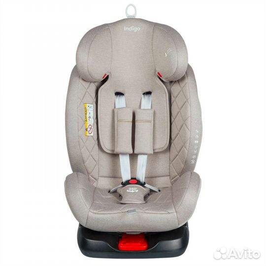 Автокресло 0-36 isofix Indigo поворот на 360 гр