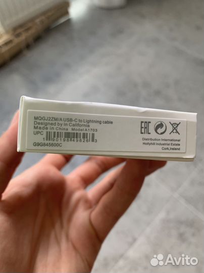 Кабель apple lightning