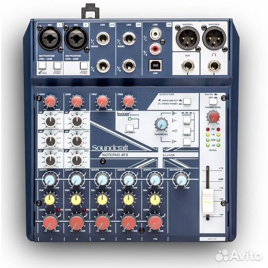 Аналоговый микшерный пульт Soundcraft Notepad-8FX