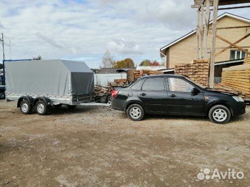 Прицеп марки мзса 817732.012. Две оси