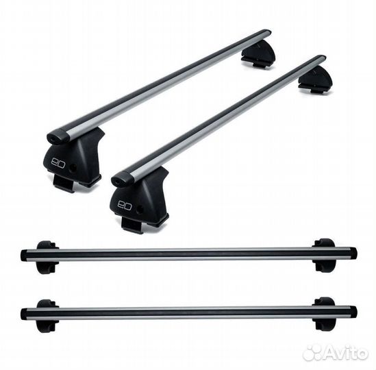 Багажник ED + Установка VW Amarok (2010-н.в.) Дуги