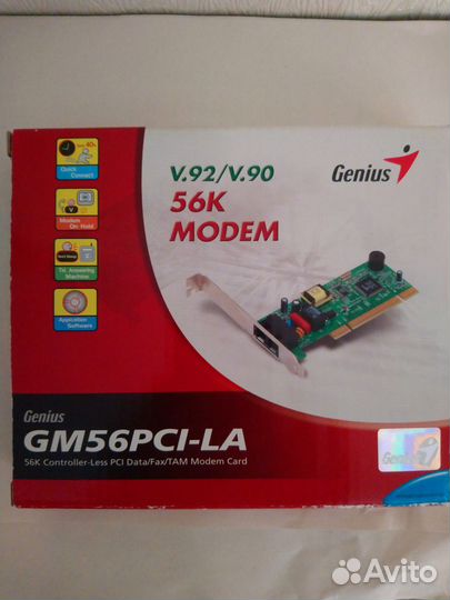 Модем Genius GM56PCI-LA PCI