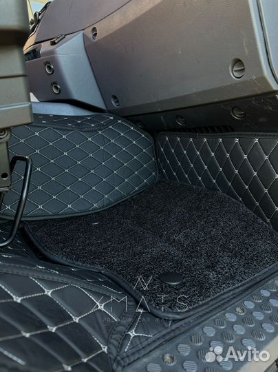 3D коврики из экокожи камаз NEO