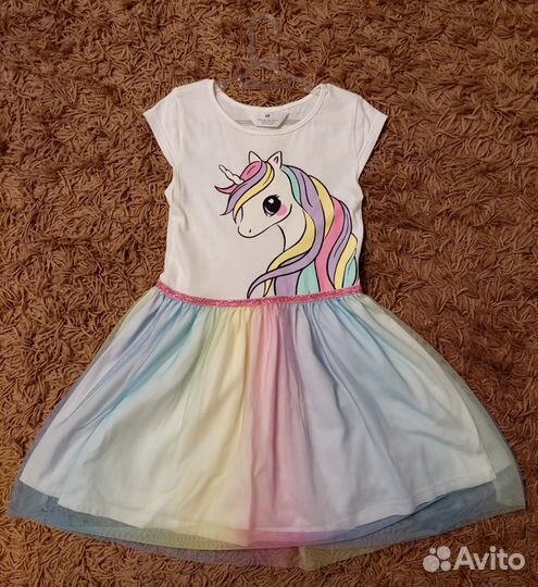 Платье для девочки hm 122/128