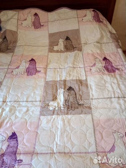 Покрывало на кровать с кошками