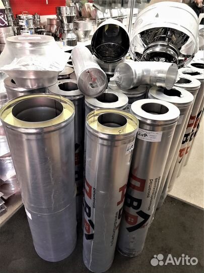 Трубы из нержавейки для котла, бани, камина