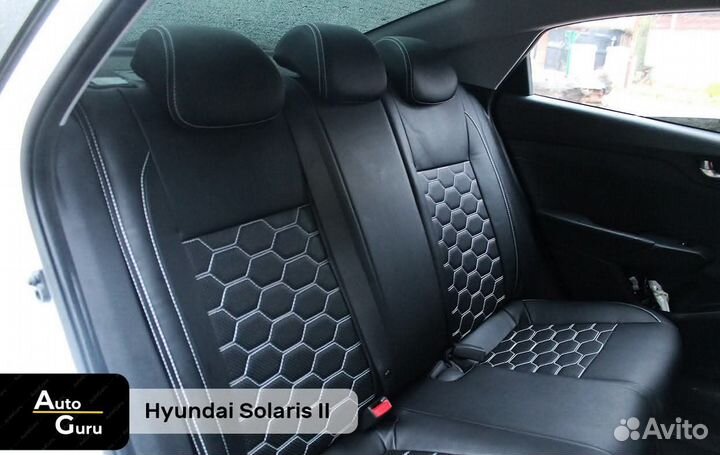 Чехлы на Hyundai Solaris 2