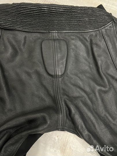 Мотоштаны кожаные мужские