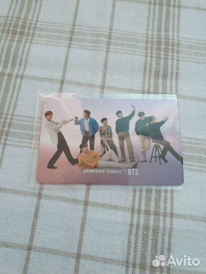 Официальные карты bts самсунг джин намджун хосок