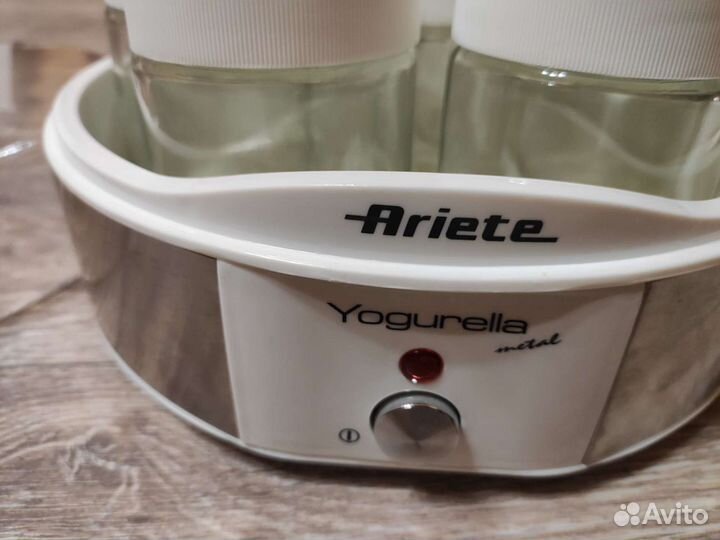 Йогуртница ariete yogurella metal 620