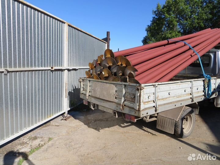 Сваи винтовые 89 диаметра