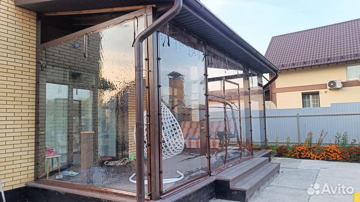 Мягкие окна для беседки, веранды, террасы и навеса